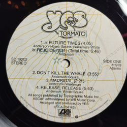 Винтажная виниловая пластинка LP Yes Tormato (USA 1978) SD-19202