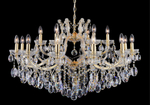 Подвесная люстра Crystal Lux HOLLYWOOD SP12+6 GOLD