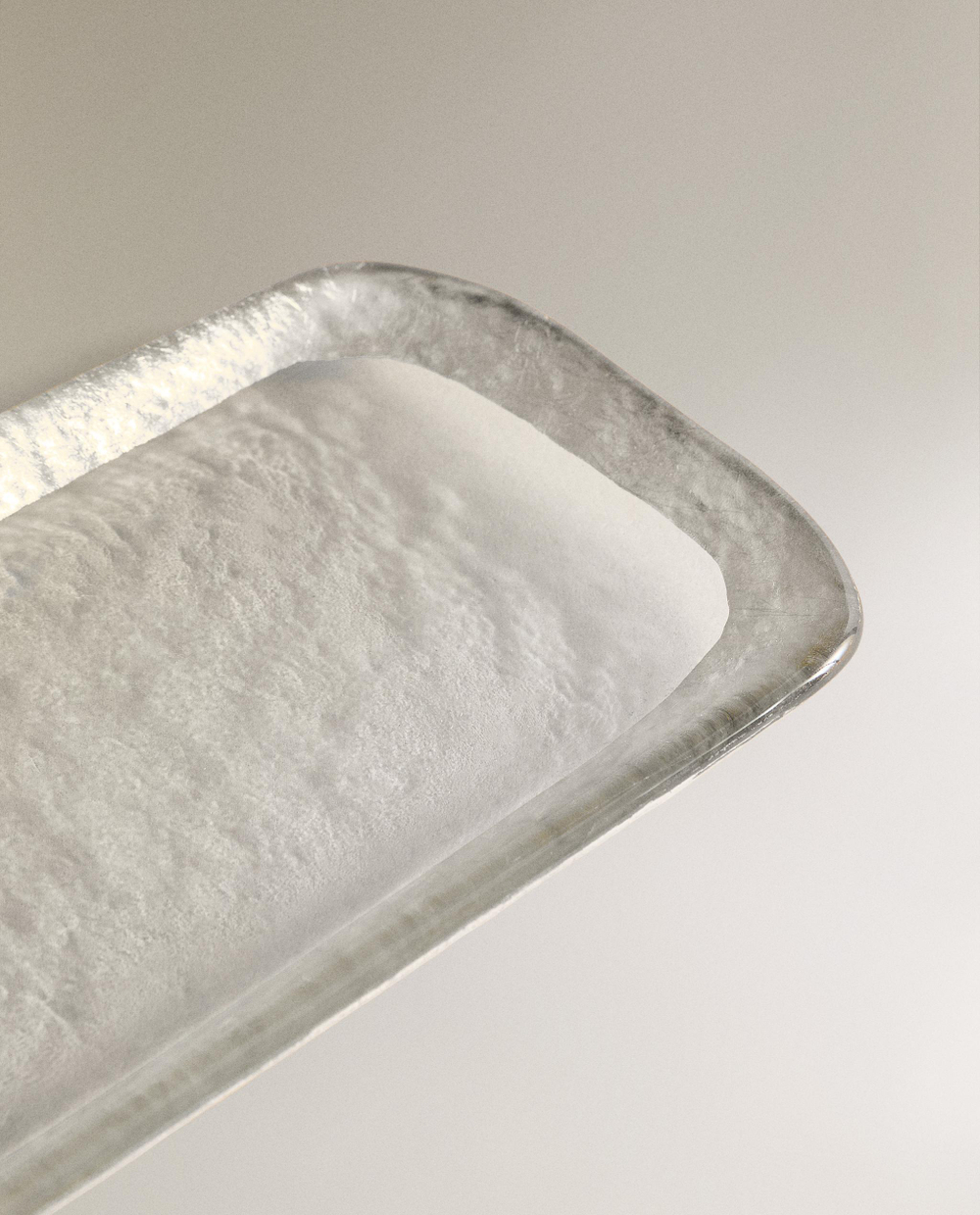 Zara Home блюдо сервировочное из стекла, цвет золотой, 31 см