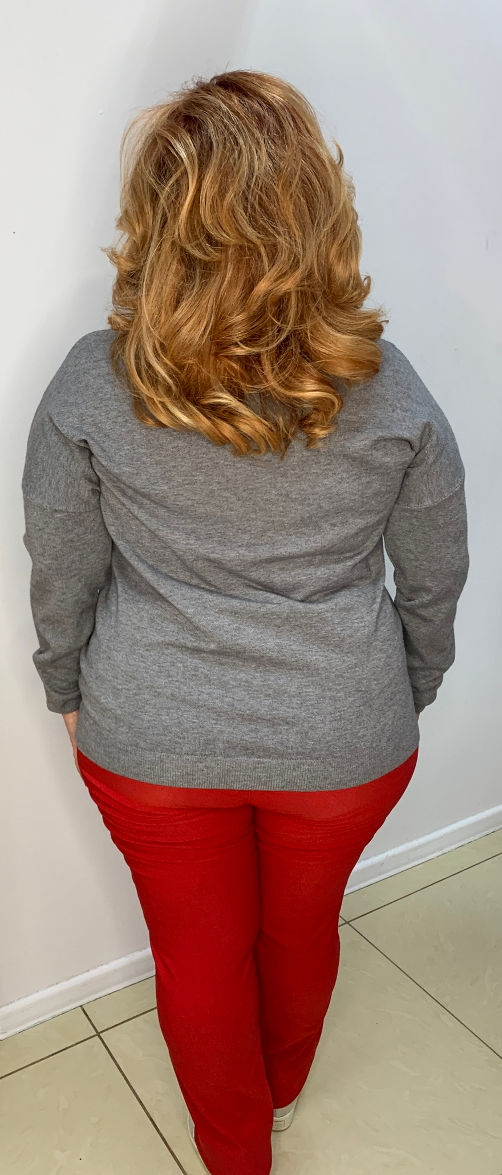 Красные немецкие брюки на флисе