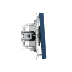 ARTGALLERY 2-клавишный ПЕРЕКЛЮЧАТЕЛЬ, 10АХ, механизм, быстрозажим. клем., АКВАМАРИН