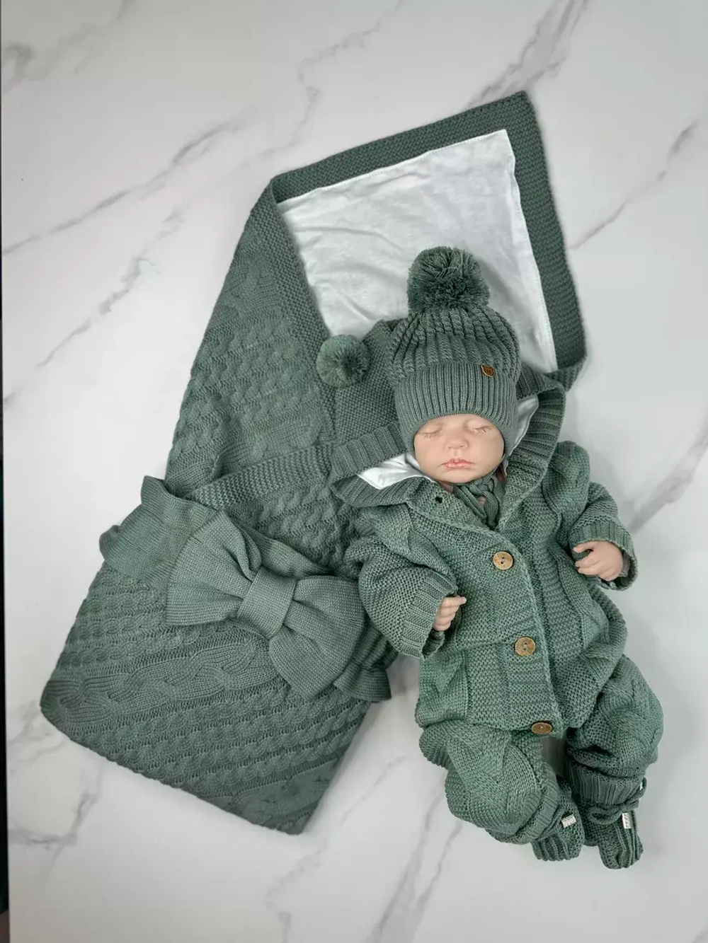 Конверт на выписку новорожденного весна-лето