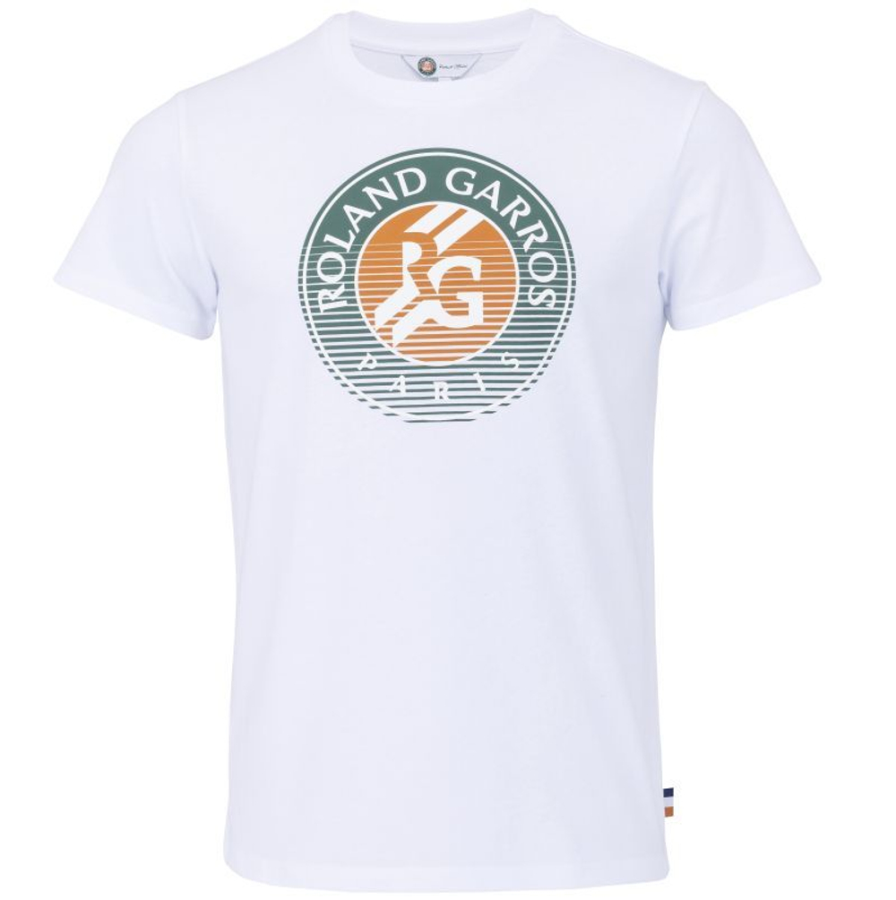 Теннисная футболка Roland Garros 2026 Big Logo - white