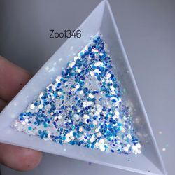 Zoo nail Микс шестигранников "Диско соты" 1346