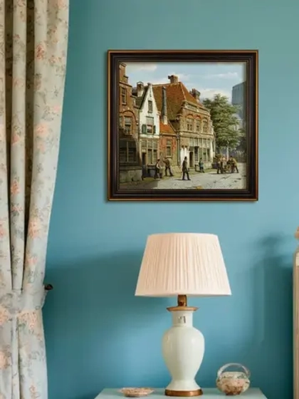 Картина серии "Голландия" настенная для интерьера 36*36 см