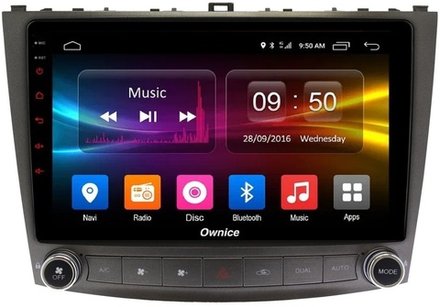 Магнитола для Lexus IS 2 2005-2012 - Carmedia SF-1030 IPS, Android 10, 8 ядер (TS18), 4G SIM-слот