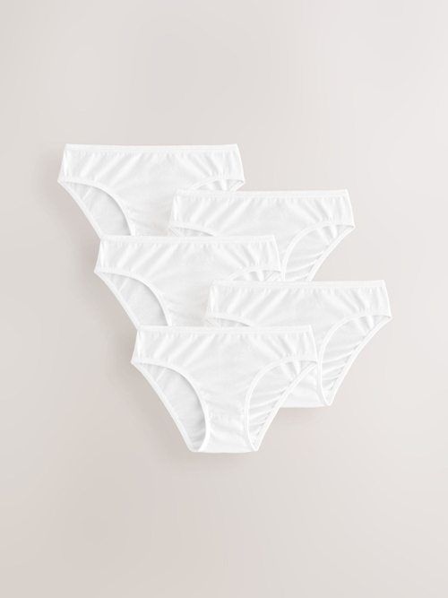 Трусы для девочки Next AB5-756, 5 шт., Белый
