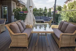 "Кортадо" обеденная группа из искусственного ротанга