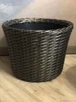 Кашпо Ротанг 40л (антик)