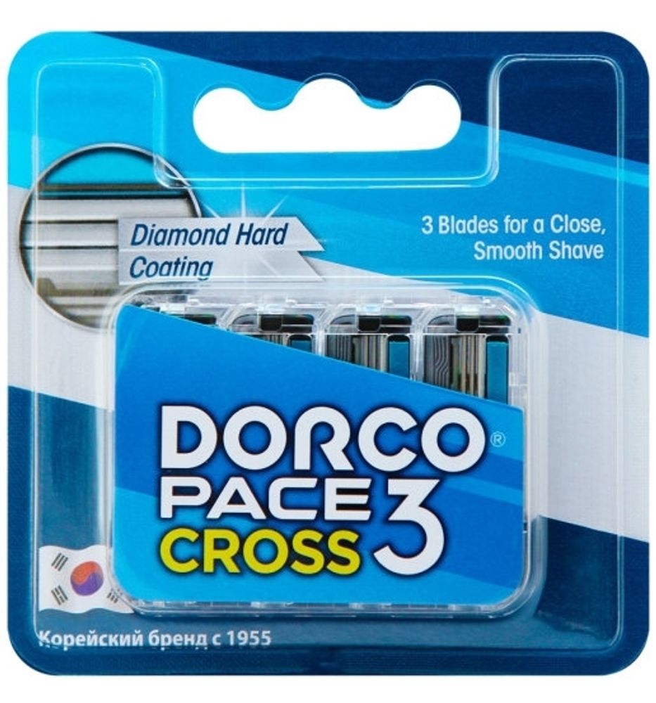 Dorco кассеты мужские &quot;PACE-CROSS-3&quot; 4шт