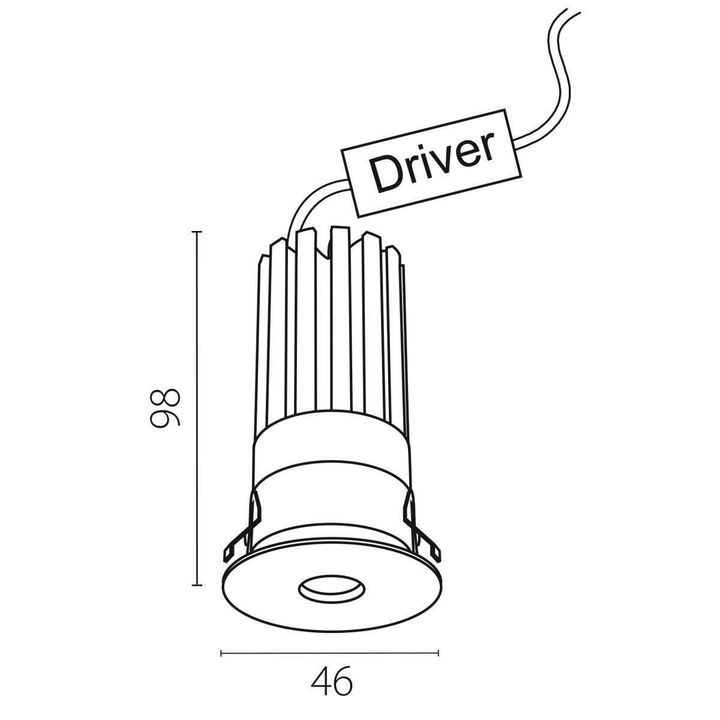 Светильник светодиодный встраиваемый Spira Slim Lightstar 074326