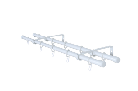 карниз кованный двухрядный "ТЕЛЕСКОП "