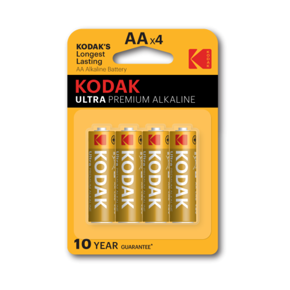 Батарейки Kodak LR6-4BL ULTRA PREMIUM Alkaline [ KAA-4 UD] | Батарейки Щелочные (Алкалиновые)