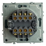 Переключатель перекрестный 2-клавишный (механизм), STEKKER, 250В, 10А, серия Эмили, RSW10-5111-10, платиново-серый, soft touch 50166