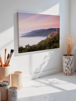 Картина на стену 40 X 50 Замок в горах