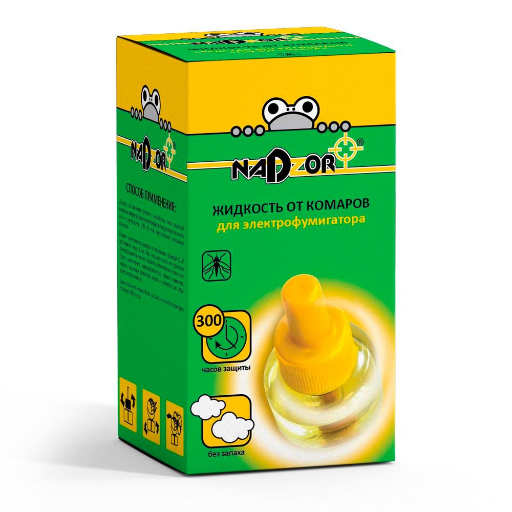 Жидкость от комаров, без запаха, 30мл, Nadzor, IKL001K