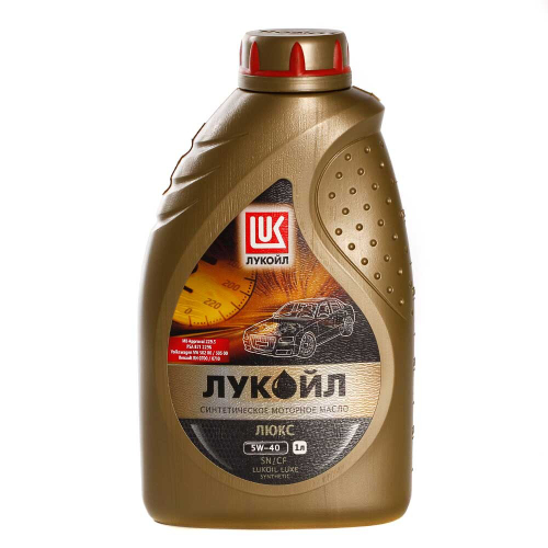 Масло моторное Лукойл люкс LUKOIL LUXE 5W-40 SN/CF синтетическое 1л