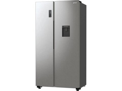 Холодильник двухкамерный Gorenje NRR9185EAXLWD Side by Side серебристый