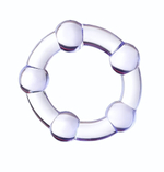 Фиолетовое эрекционное кольцо A-Toys (Цвет: фиолетовый)