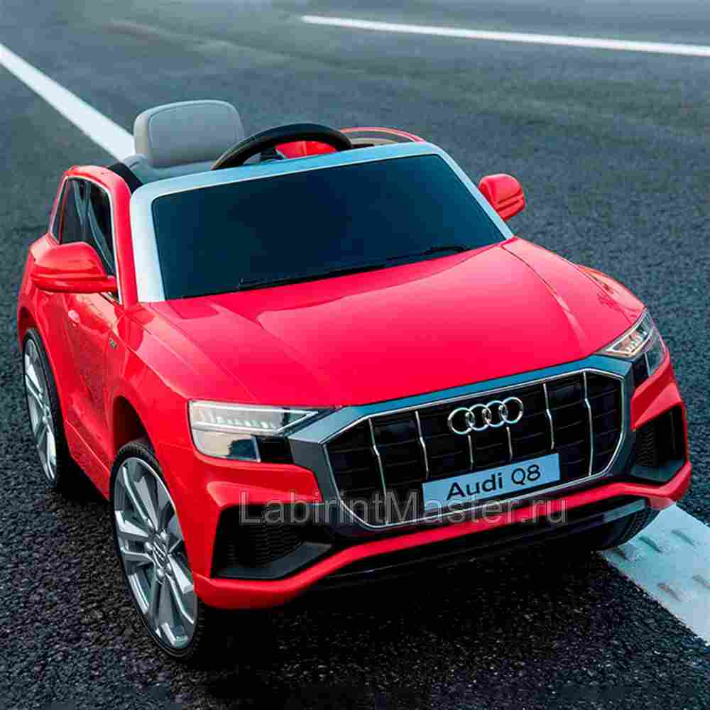 Детский электромобиль "AUDI Q8" 6V, красный
