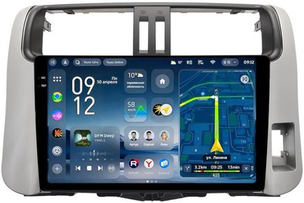 Магнитола для Toyota Land Cruiser Prado 150 2009-2013 (правый руль) - Teyes CC4-PRO монитор 9.5" 2K QLED на Android 13, Snapdragon 778G, AI, CarPlay, DSP, 4G SIM-слот