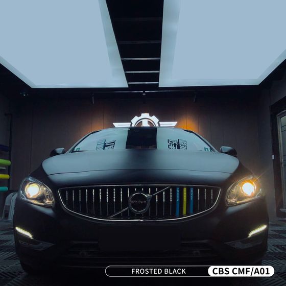 Пленка матовая текстурная черная Frosted Black Carbins