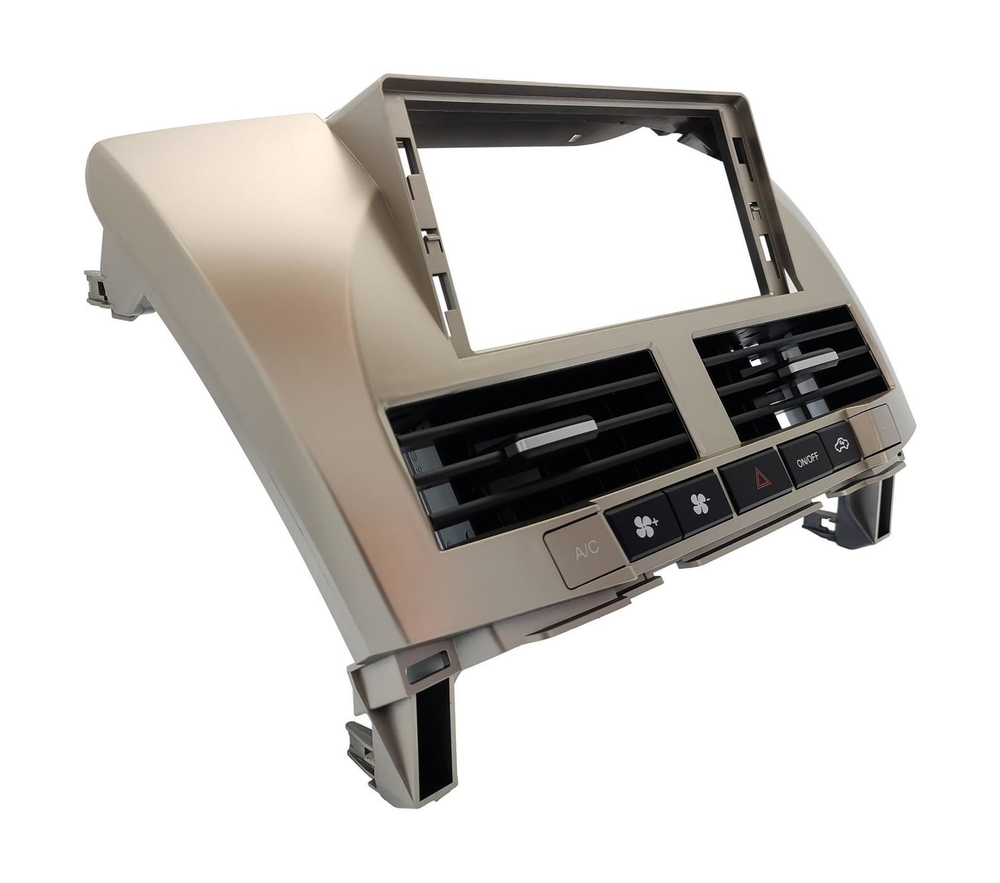 Магнитола Lexus RX 2003-2009, Toyota Harrier XU30 2003-2013 (монохром, рамка серо-бежевая) - Teyes LUX ONE 360 монитор 12.3" 2K QLED на Android 10, CarPlay, 4G SIM-слот, 4 камеры в комплекте