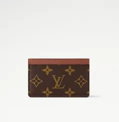 Визитница Louis Vuitton из вощёной канвы Monogram