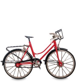 VL-06/3 Фигурка-модель 1:10 Велосипед женский «Torrent Ussury» красный