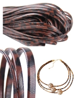 Полоска шнур из кожи 5 мм