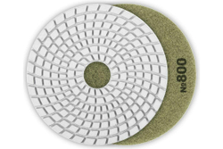 Алмазный гибкий шлифовальный круг для мокрого шлифования ЗУБР 125 мм, №800 29867-800