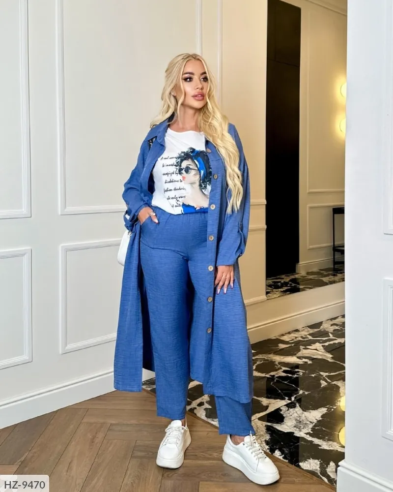 Костюм тройка HX-4695 Фабрика Моды