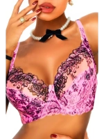 Французская модель Бюстгальтера большой размер с косточками