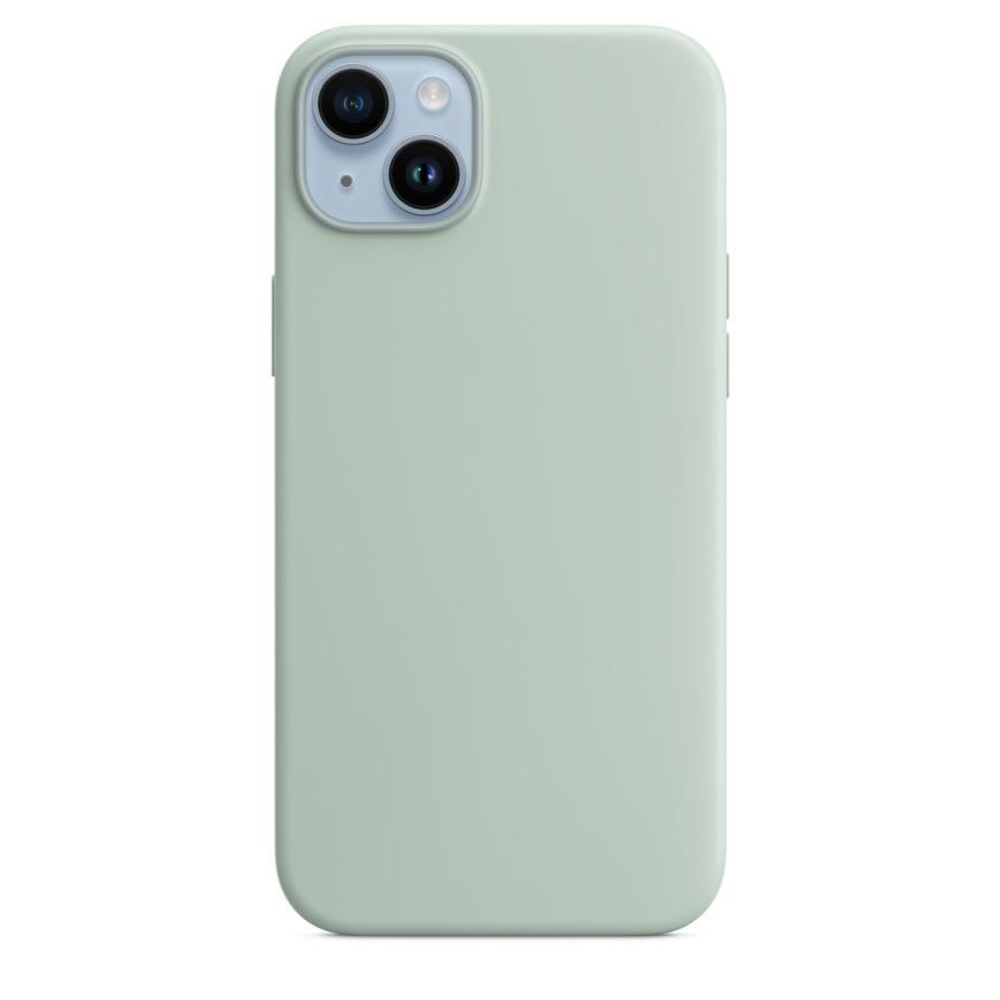 Силиконовый чехол MagSafe Apple Silicone Case для iPhone 14 Plus, Агава