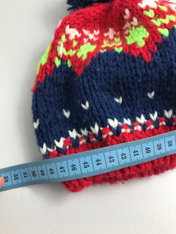 Шапка с помпоном на 10/12 лет