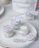 Свечи-бонбоньерки в подарок гостям на свадьбу