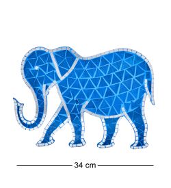 Decor and Gift 48-007-01 Панно «Слон» набор из семи (мозаика, о.Бали)