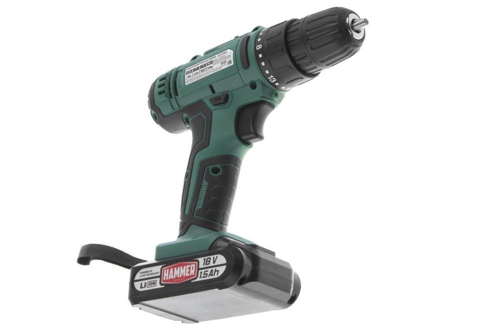 Дрель аккумуляторная HAMMER ACD18A