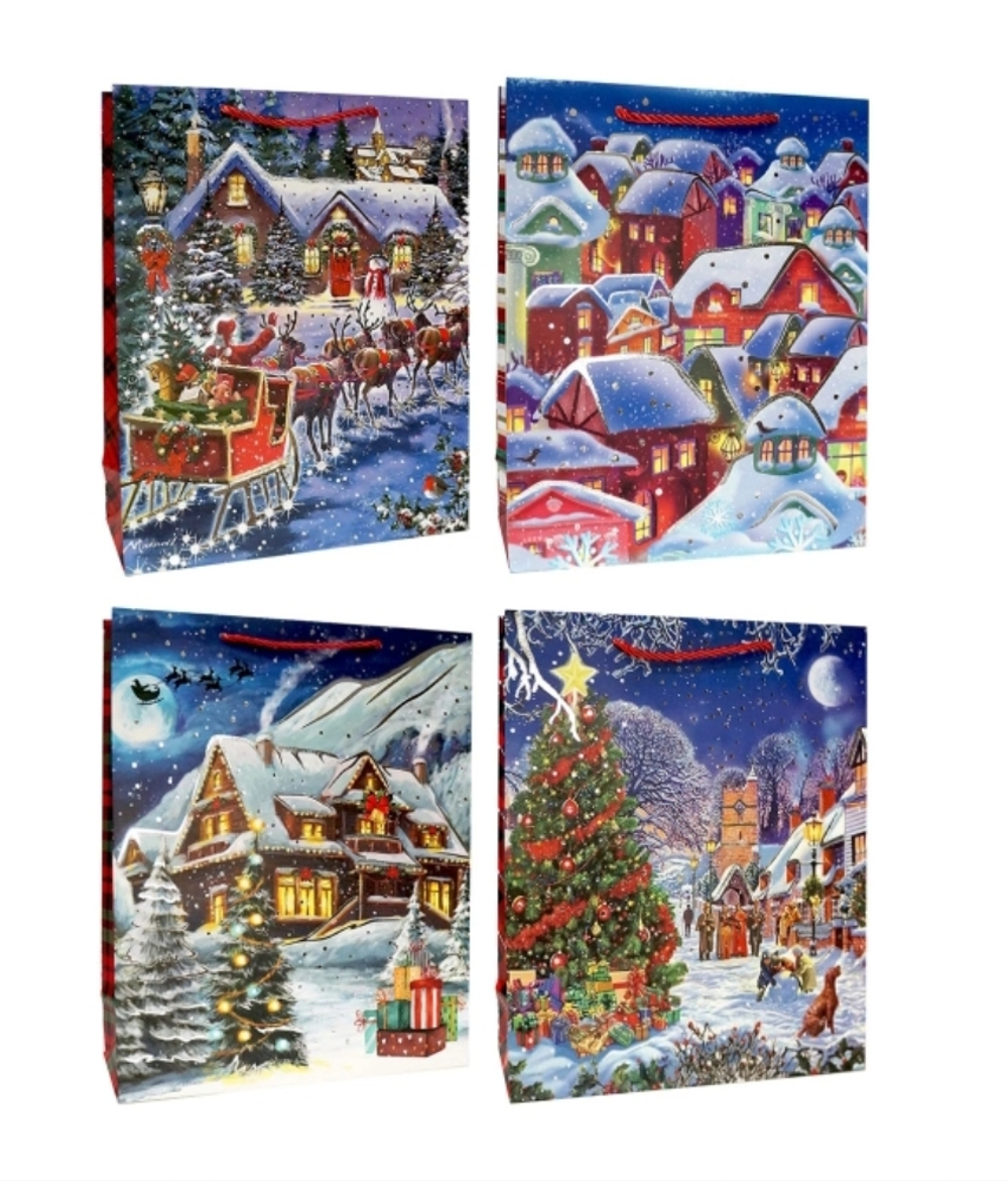 ПАКЕТ ПОДАРОЧНЫЙ Н185 26*32 12 ШТ.