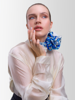 Платок «Гжель» 100% шёлк