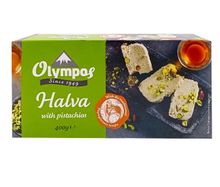 Халва Olympos кунжутная с фисташками Греческая  400 г