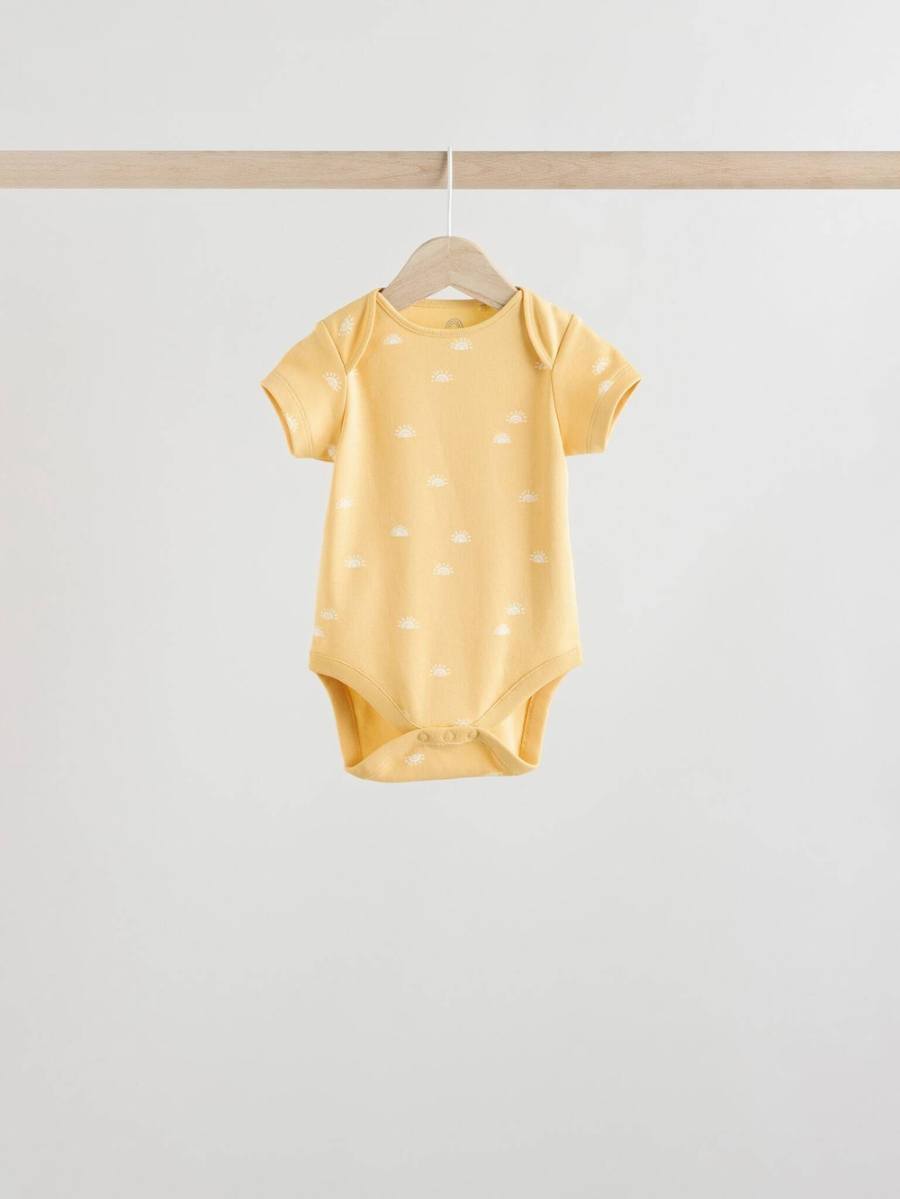 Боди с коротким рукавом для малышей Next E58-049, 5 шт., Молочный, Розовый, Бежевый