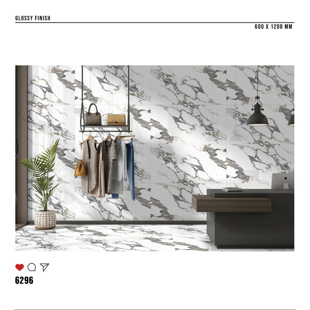 Керамогранит glossy №3 60х120, 6296