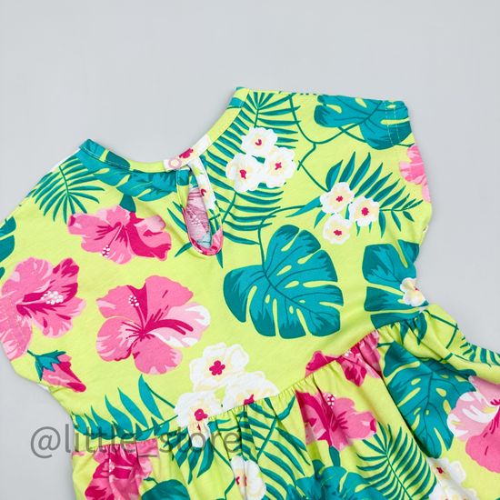 Платье хлопковое, Цветочная фантазия