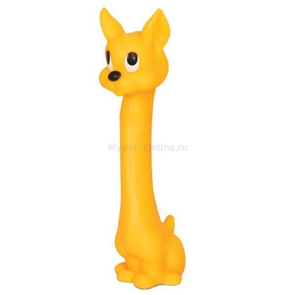 Игрушка для собак "Кошка - длинная шея", 195мм, Triol