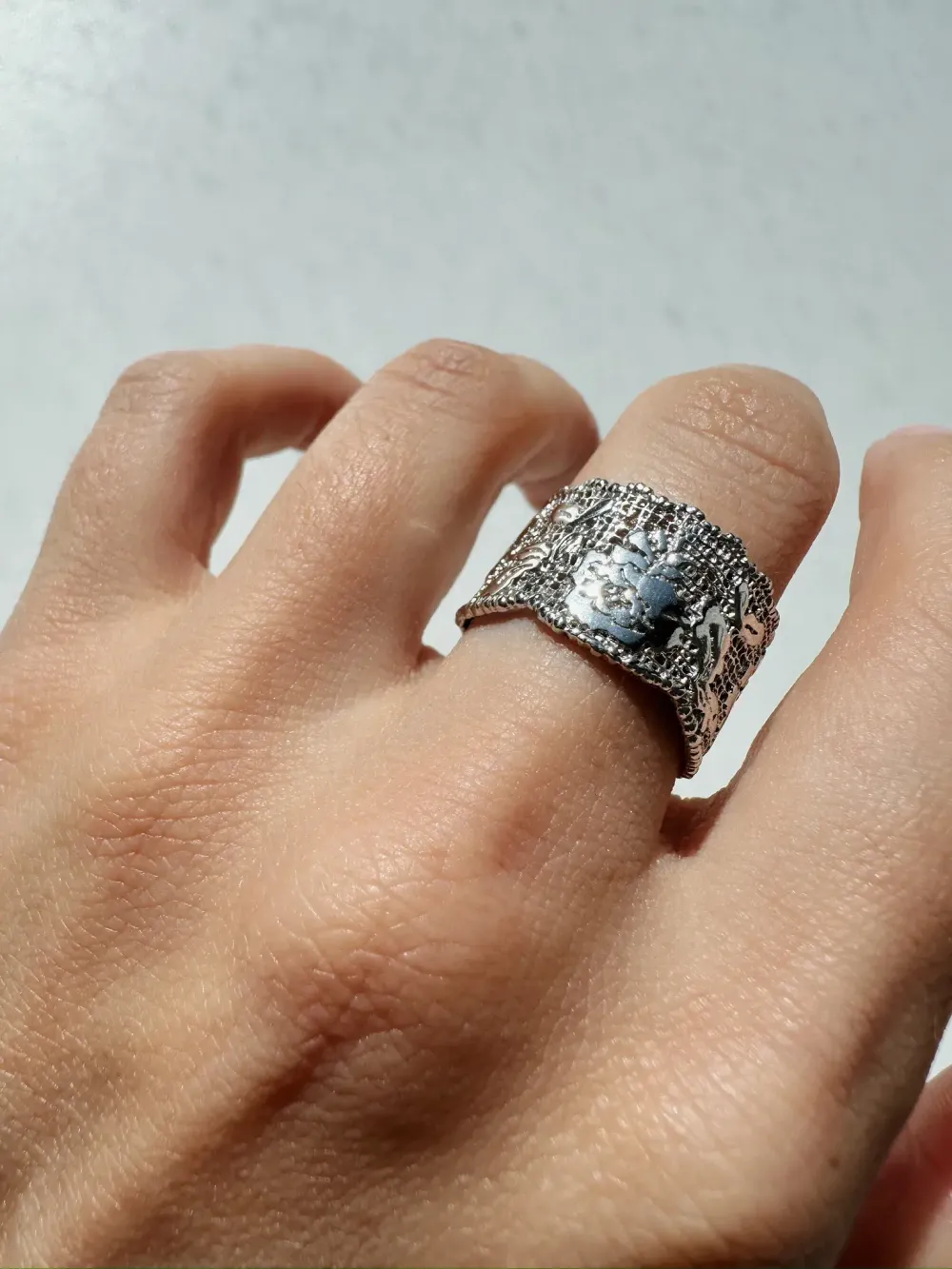 Кольцо Кружево