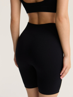 Бесшовные укороченные велосипедки в рубчик