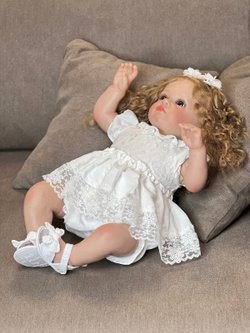 Кукла Реборн мягконабивная 60см в пакете (FA-590)