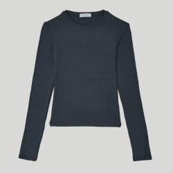 LS Ribbed T-Shirt Nine Iron