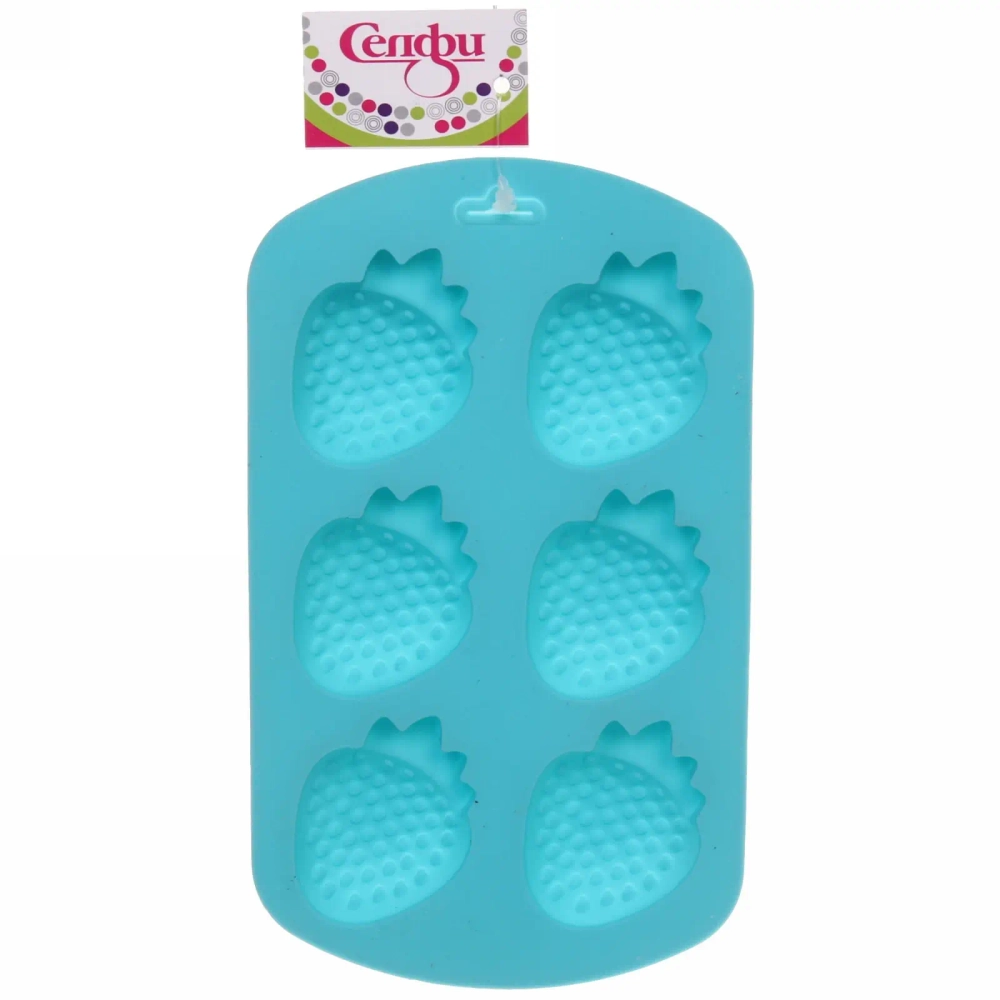 Форма для льда силиконовая «Клубнички» 19*11см